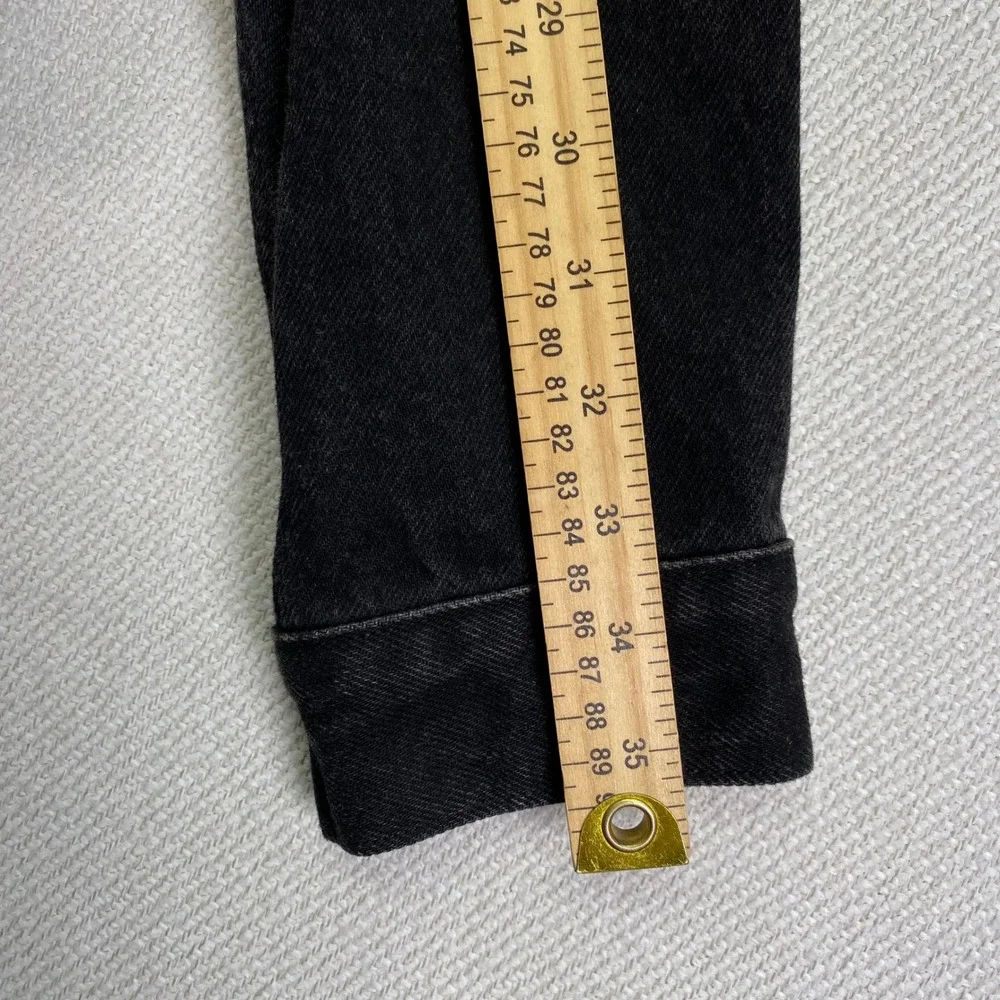 Levi's Denim Trucker Jacket Mens Large Black 70598-4159 Relaxed Fit Vintage 90's